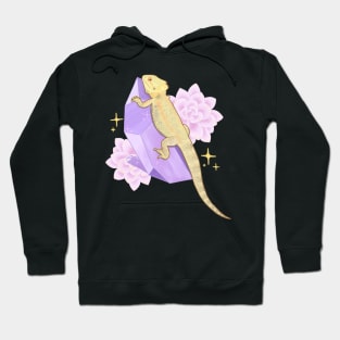 Bearded Dragon and Amethyst Hoodie